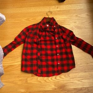It’s from cat and Jack medium size 7/8 flannel shirt